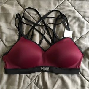 NWT Pink Ultimate Push-up Sports Bra